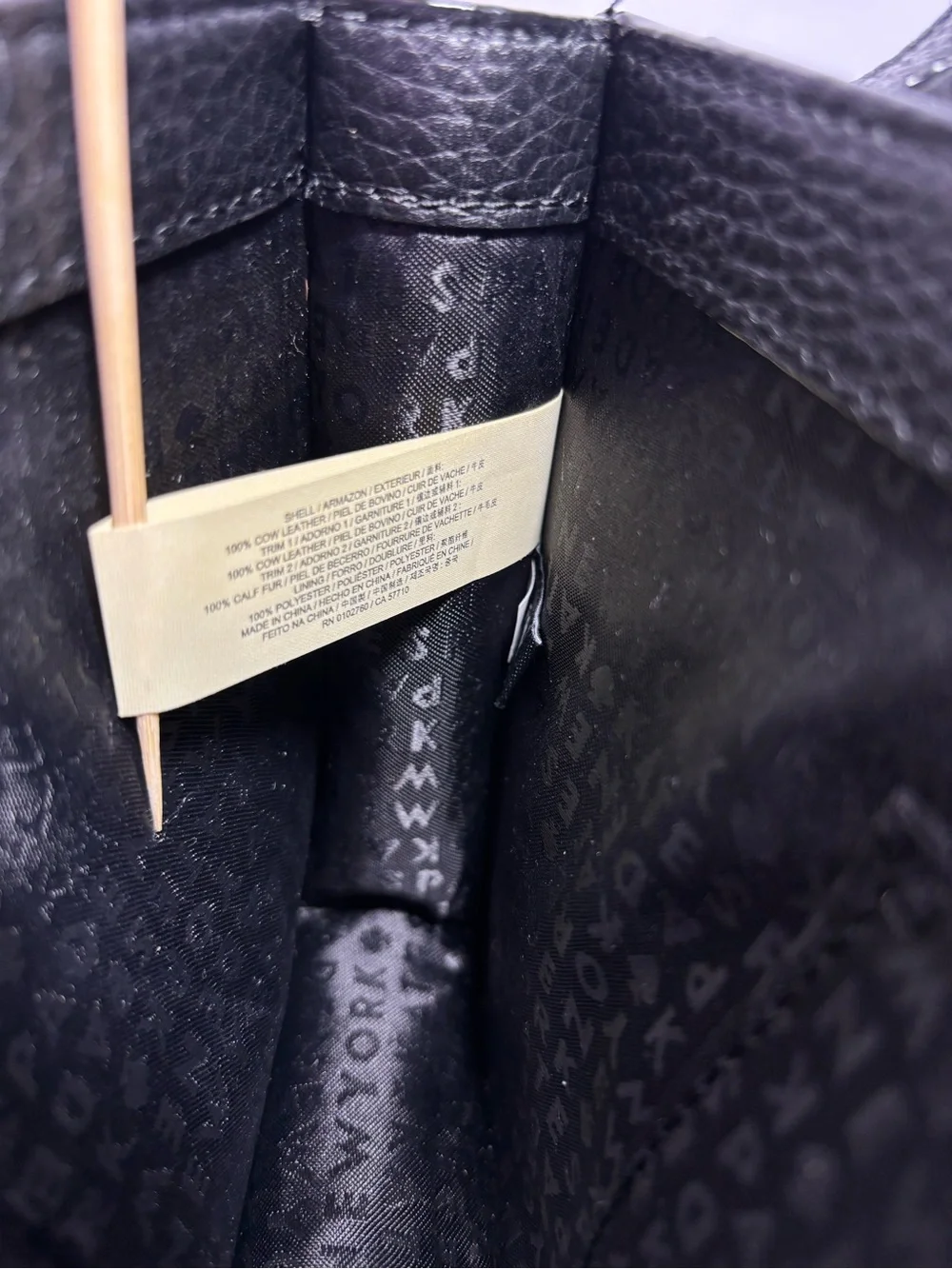 Kate Spade Black & Leopard Print Leather Envelope Clutch